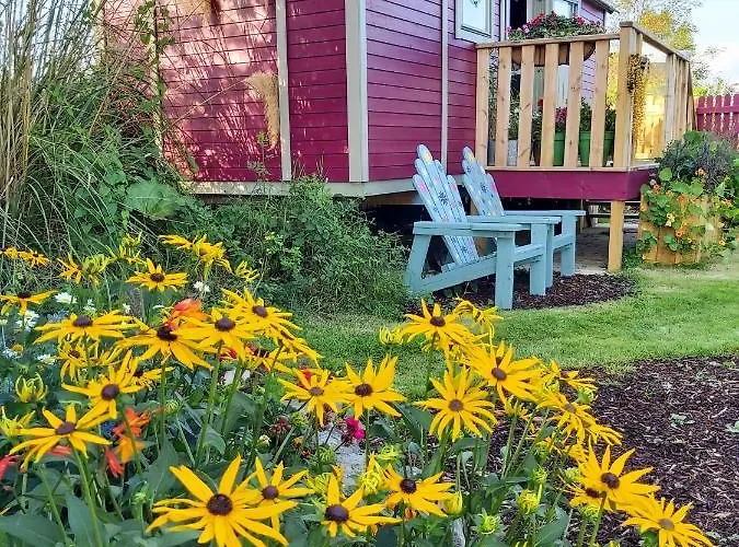 The Feathers Shepherds Hut Luxusní stan